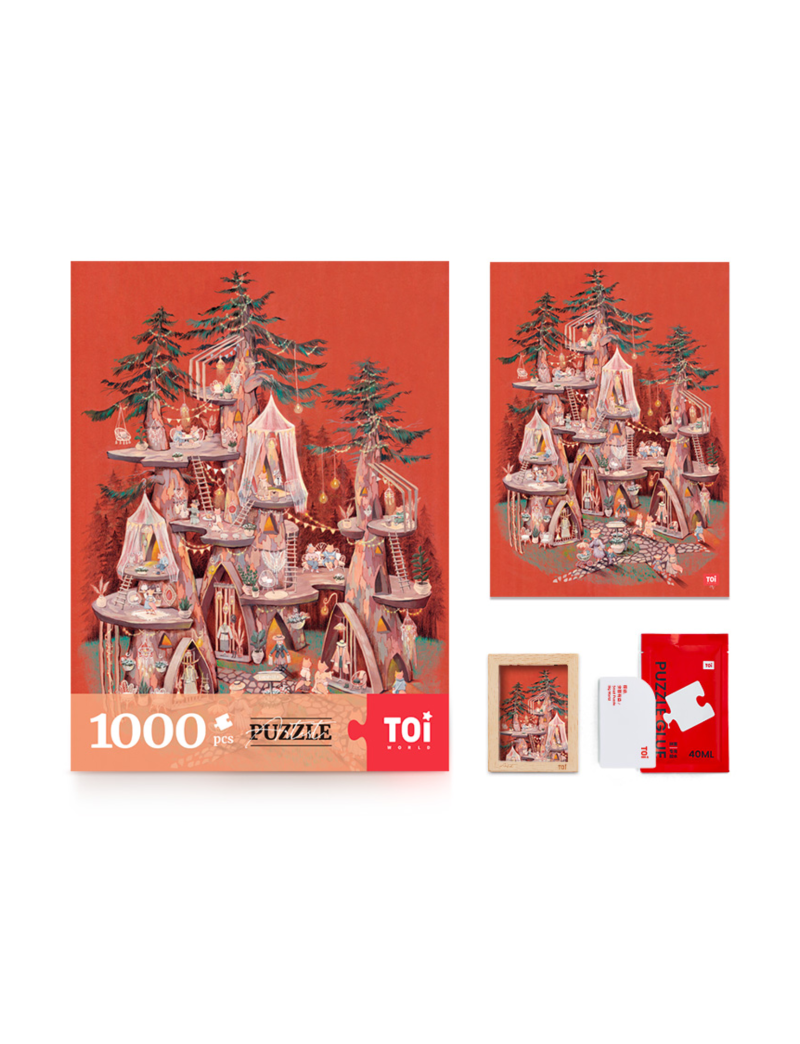 TOI Christmas Tree House 1000PC