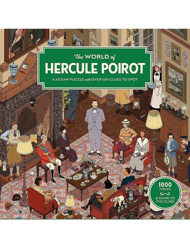 LAURENCE KING The World of Hercule Poirot 1000 Piece Puzzle
