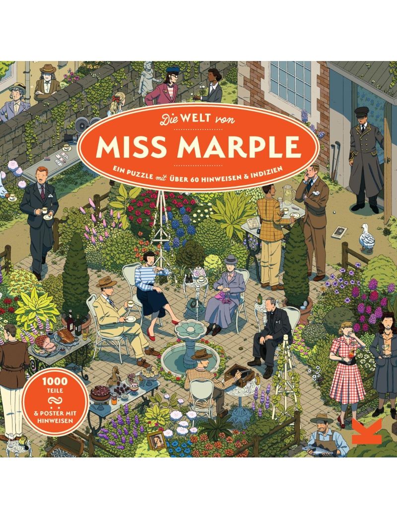 Laurence King The World of Miss Marple Puzzle 1000pcs