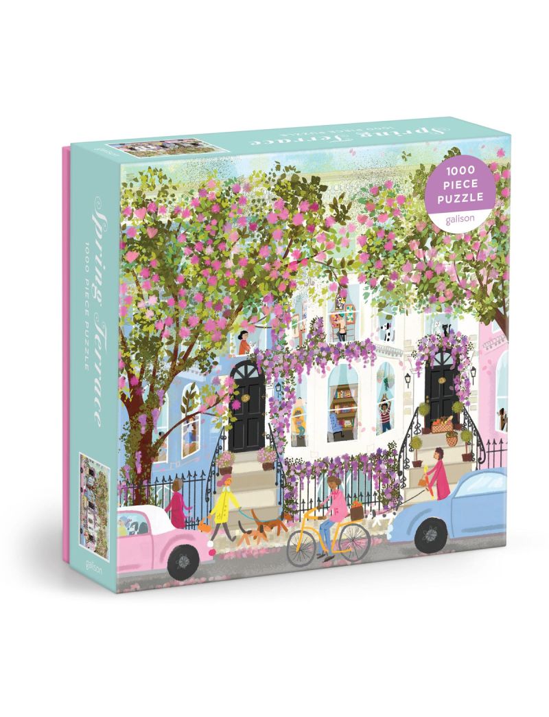 Galison Joy Laforme Spring Terrace 1000 Piece Puzzle