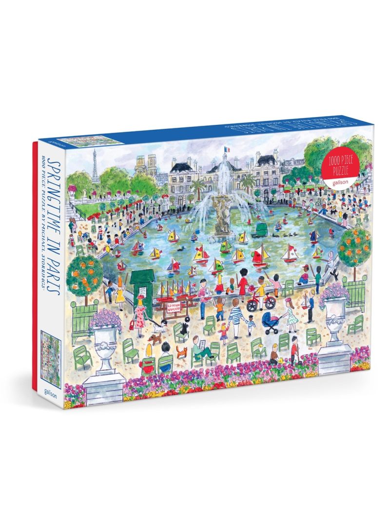 Galison Michael Storrings Springtime in Paris 1000 Piece Puzzle