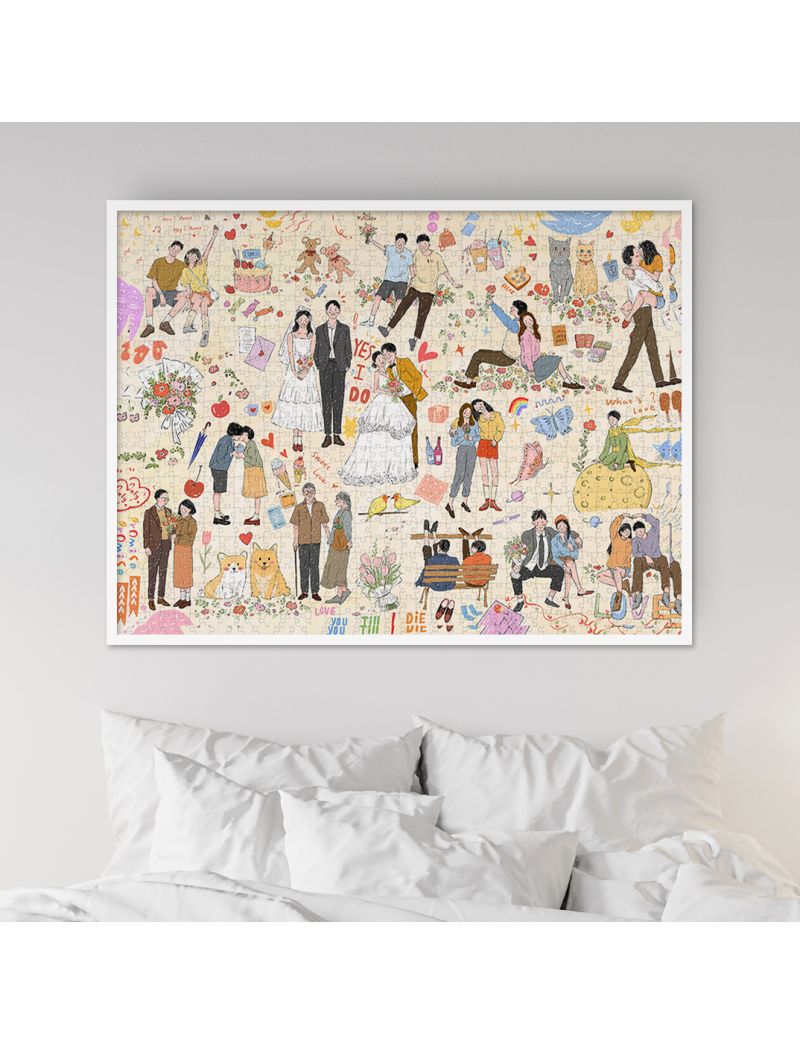 DADA FANTASY WORLD Love Illustrated Book 1000pcs
