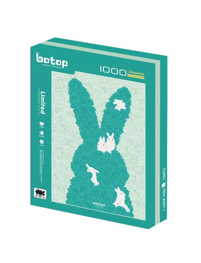 BOTOP I Love You Rabbit (Tiffany Blue) Limited Edition 1000pcs