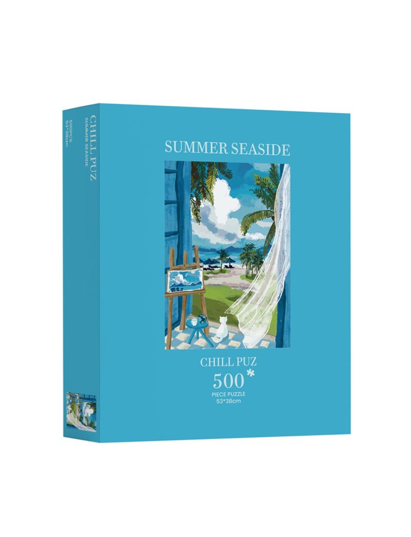 Chill Puzzle Summer Seaside 500pc 【Damaged Box】