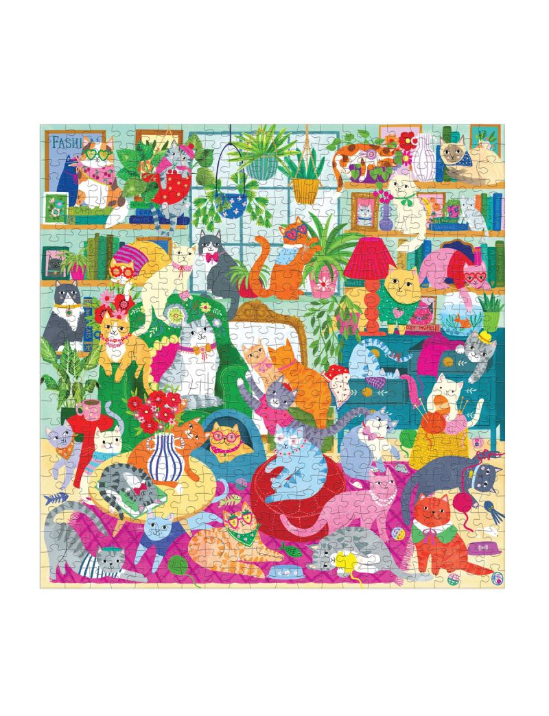 Mupuddy Caturday Afternoon 500 Piece Family Puzzle