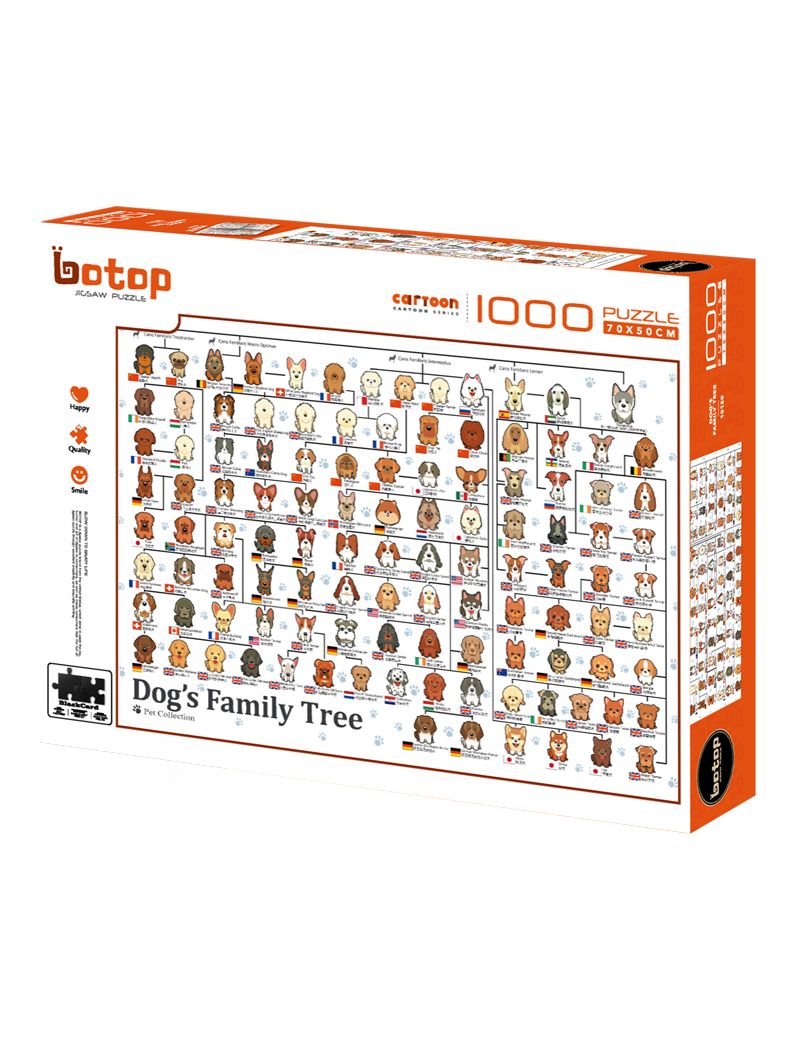 BOTOP Dog Family 1000pcs