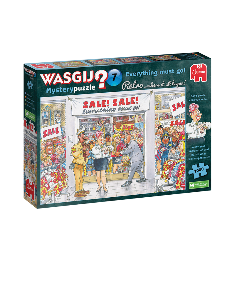Jumbo Wasgij Retro Mystery 7 Everything Must Go! 1000pcs