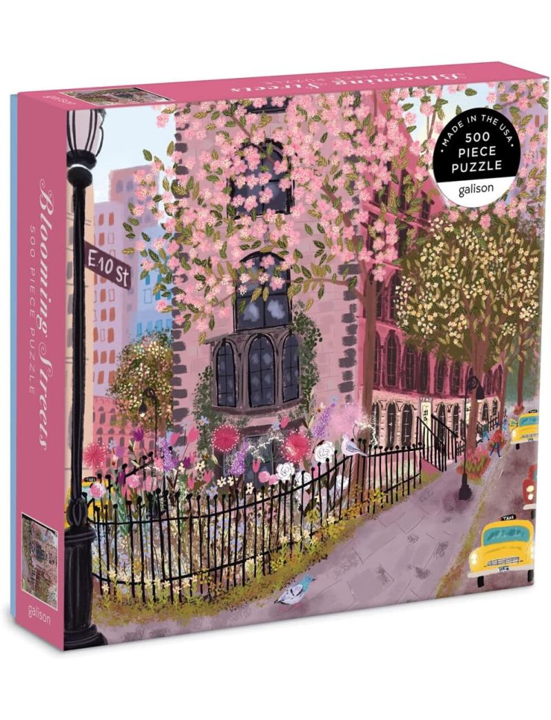 Galison Blooming Streets 500 Piece Puzzle