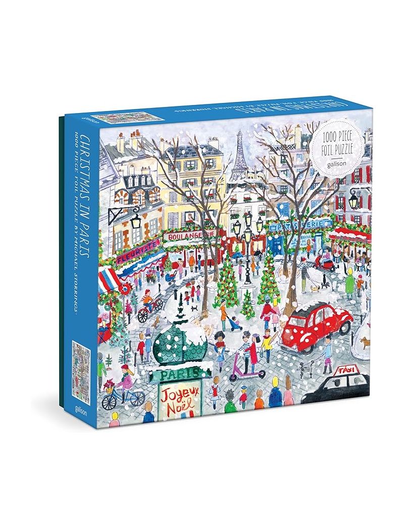 GalisonMichael Storrings Christmas in Paris 1000 Piece Foil Puzzle