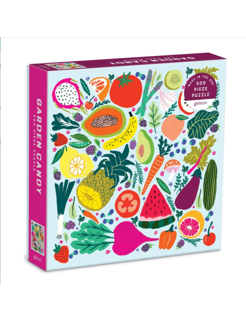 Galison Garden Candy 500 Piece Puzzle