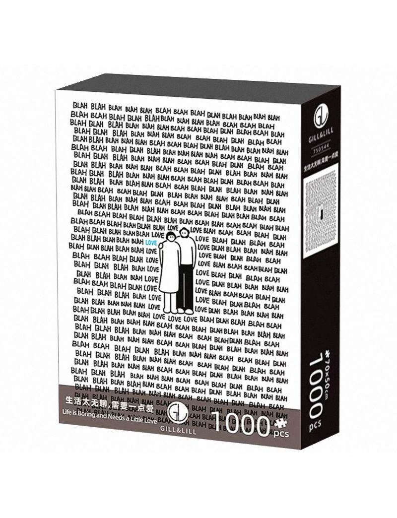 Gill&Lill Life is Too Boring and Needs a Little Love 1000pc