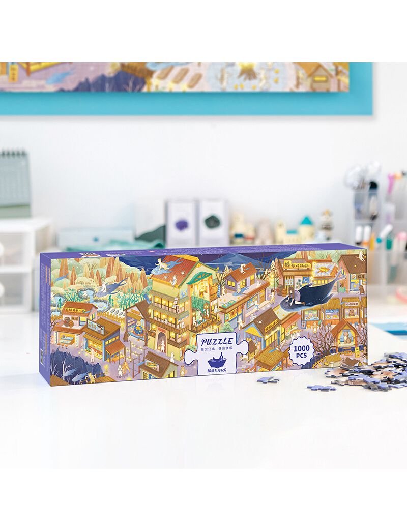 Momibook Whale Town 1000pc