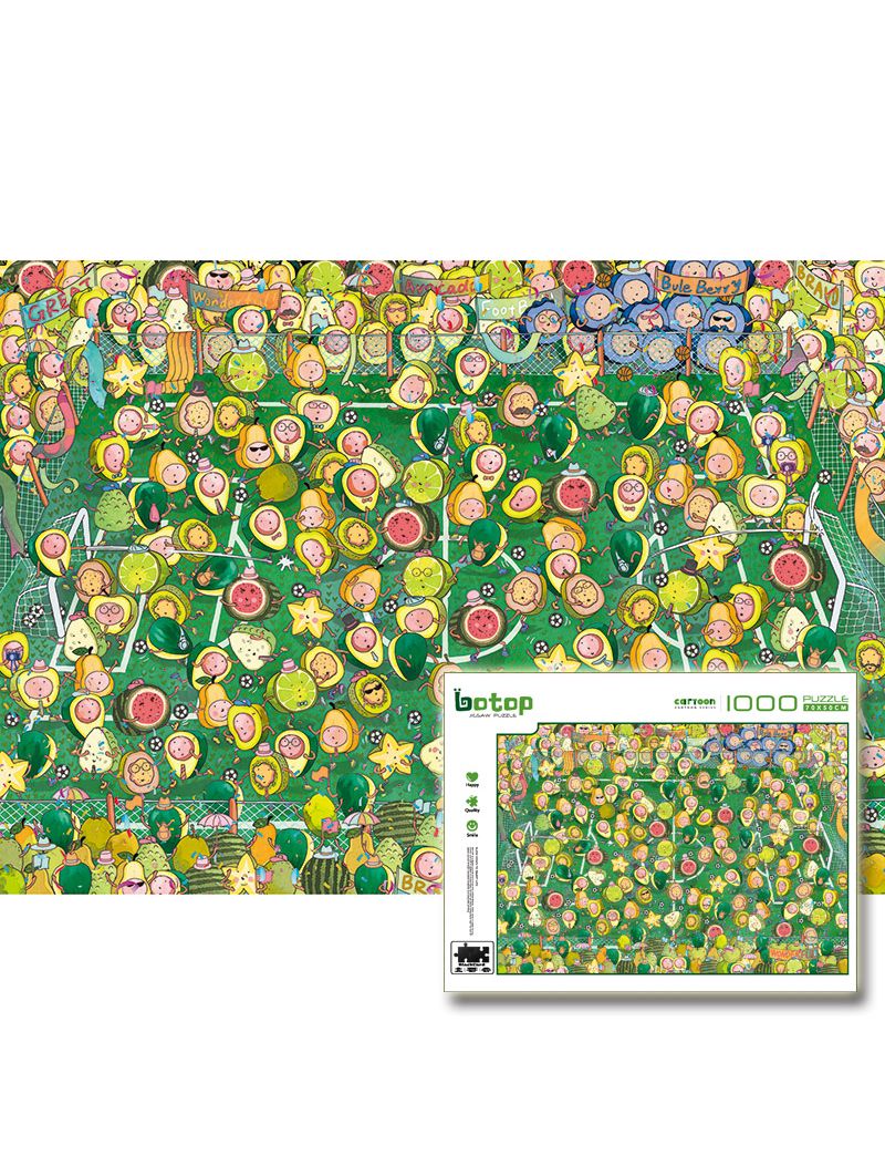 BOTOP Green Football 1000pc