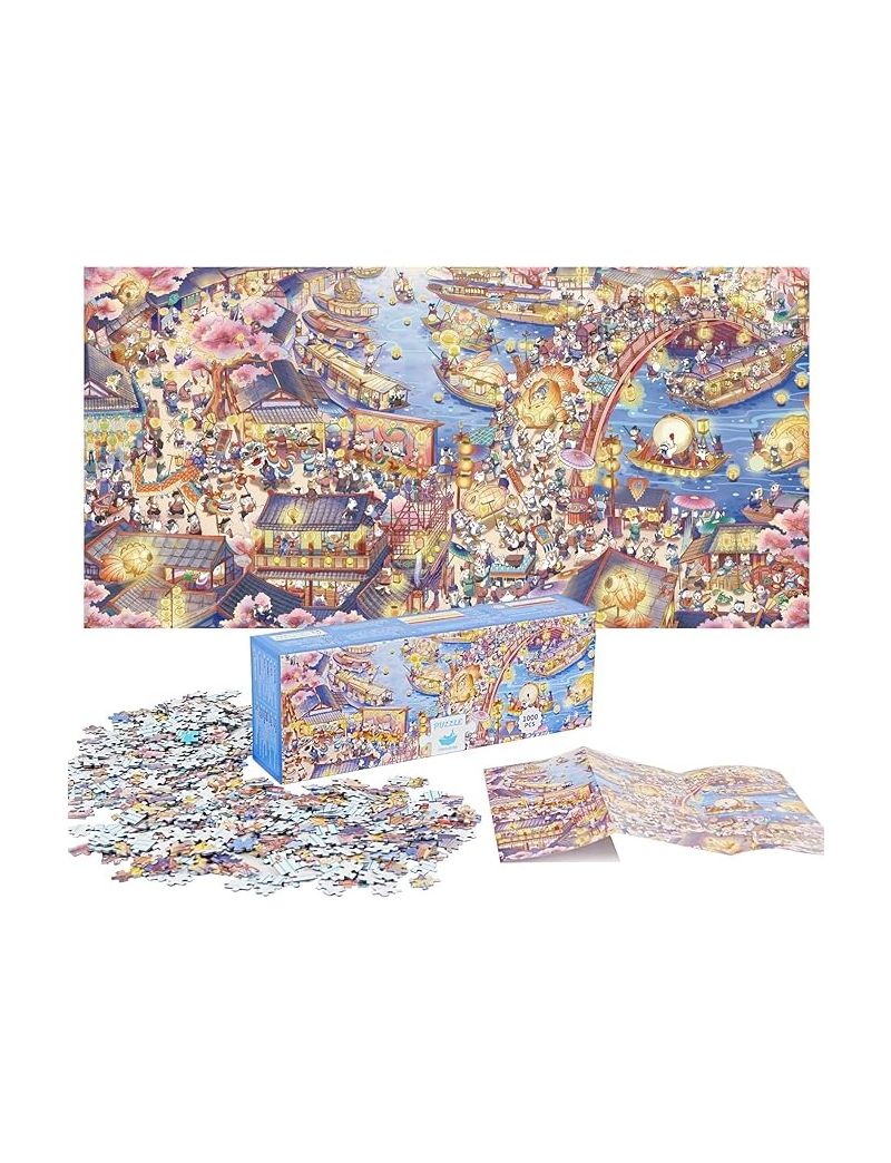 Momibook Civet Cat On The River 1000pc