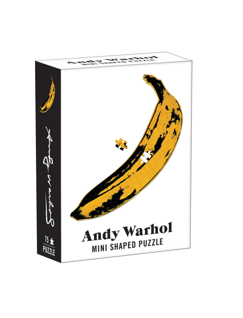 GalisonAndy Warhol Banana 100 Piece Mini Shaped Jigsaw Puzzle