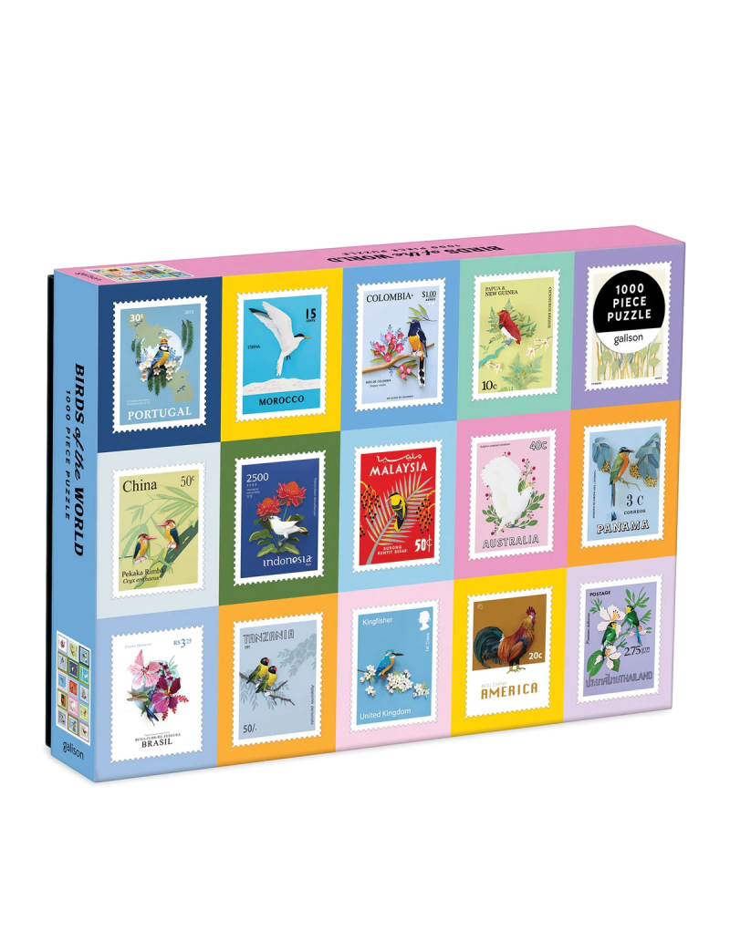Galison Birds of the World 1000 Piece Jigsaw Puzzle