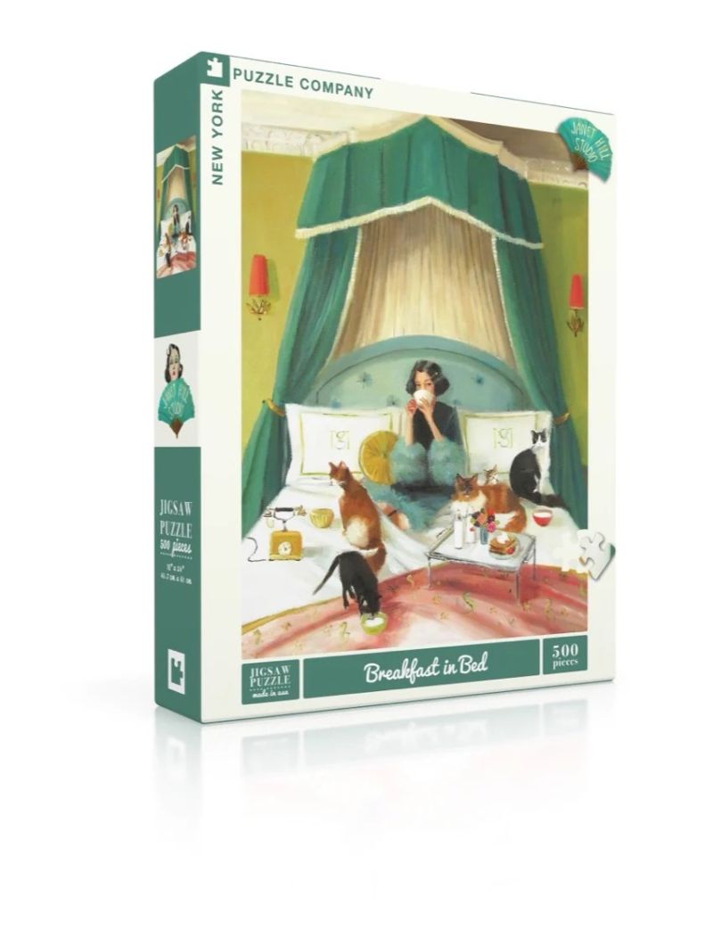 NEW YORKER Breakfast in Bed 500 Piece Puzzle