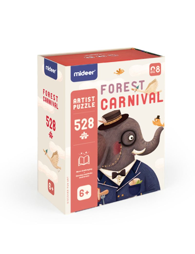 MIDEER Forest Carnival 528p Large Puzzle