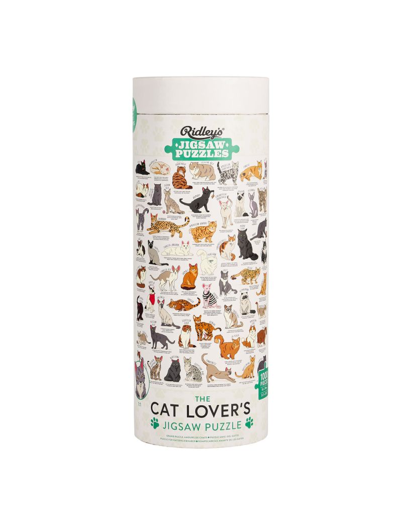 RIDLEY'S Cat Lover's 1000 Piece Jigsaw Puzzle