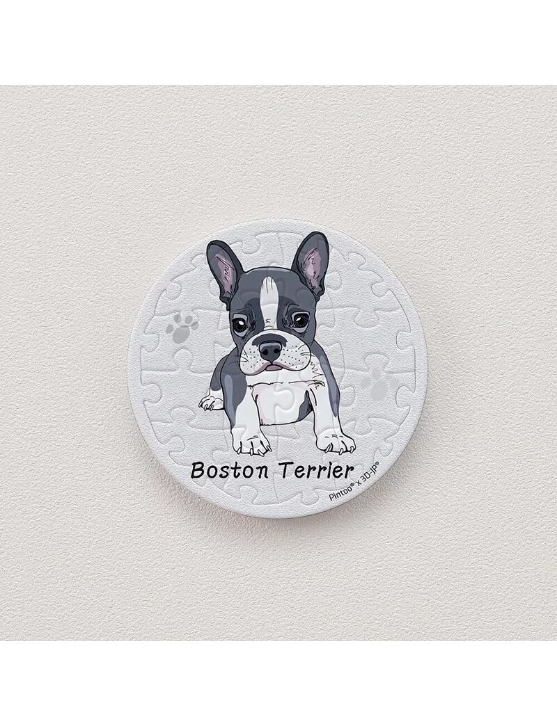 PINTOO D1321 Puzzle Magnet - Boston Terrier 16p