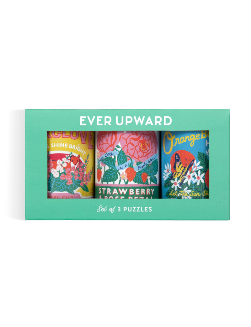 GALISON Ever Upward Set of 3 Puzzles in Tins