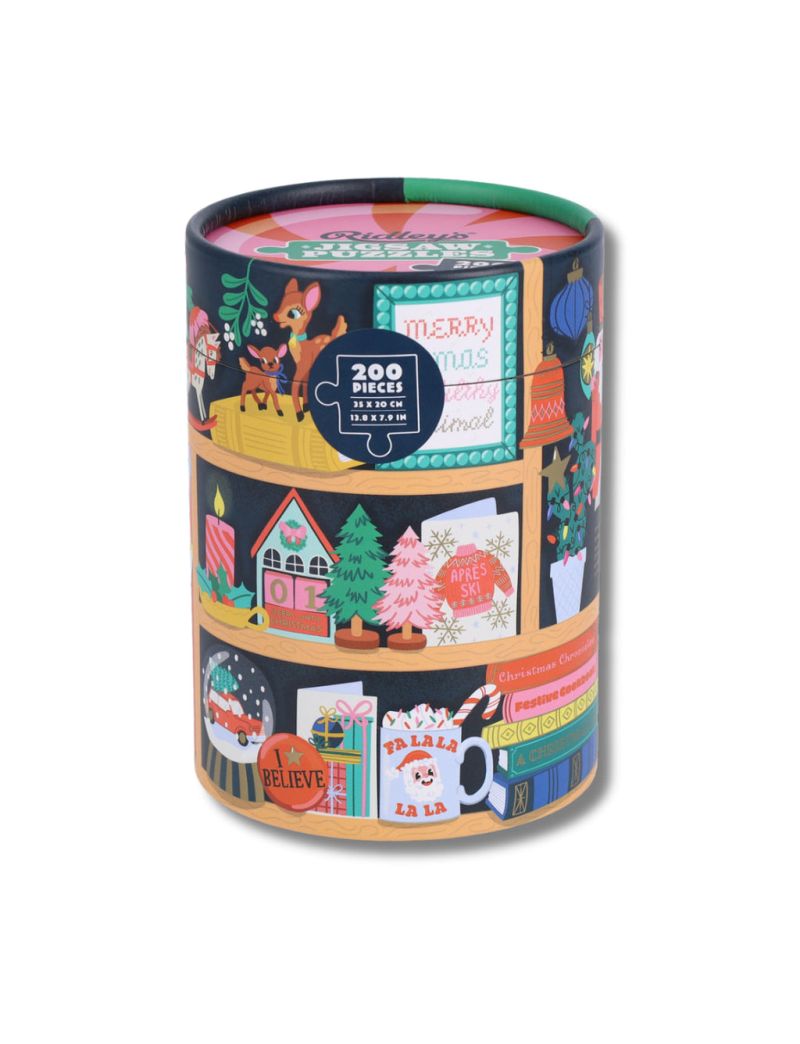 Galison Festive Curiosities 200-Piece Jigsaw Puzzle