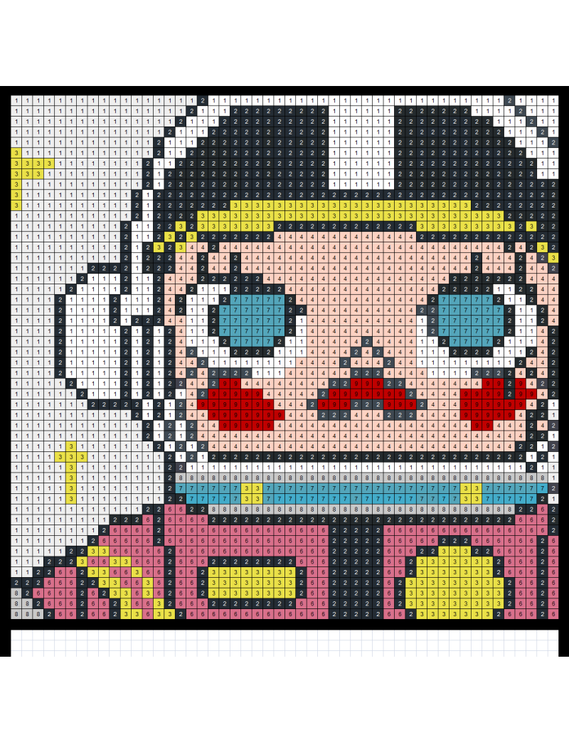POPMART Pixel Art LEGO PINK