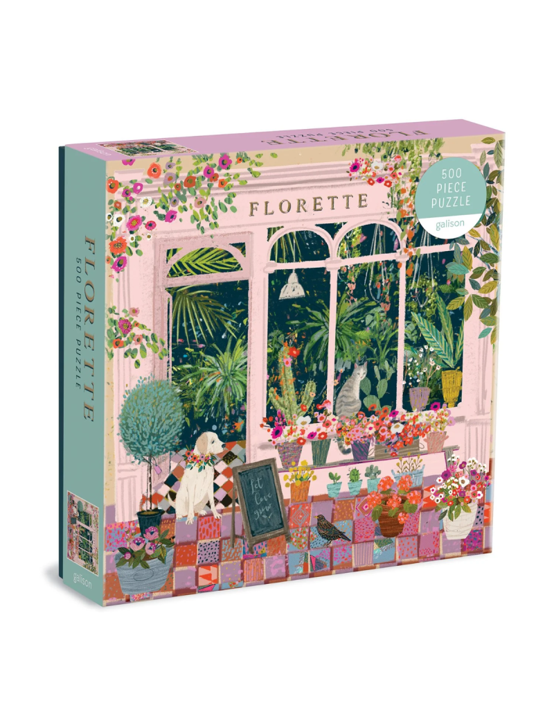 Galison Florette 500 Piece Puzzle