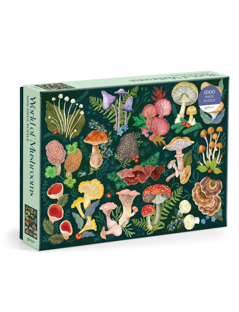 Galison World of Mushrooms 1000 Piece Puzzle