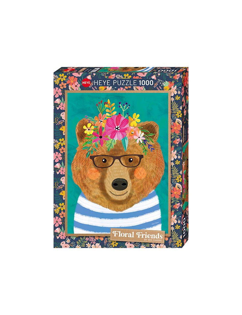 Heye Floral Friends Gentle Bruin 1000pcs