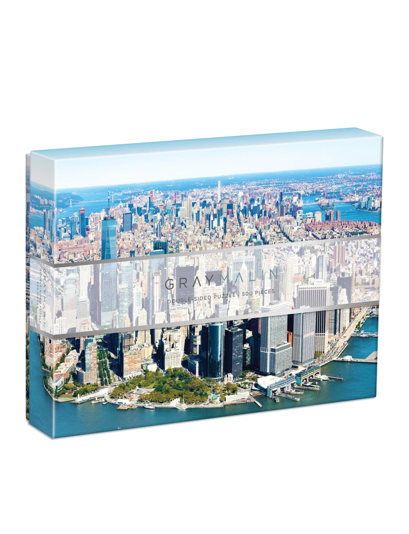 Galison Gray Malin New York City Double-Sided 500 Piece Jigsaw Puzzle