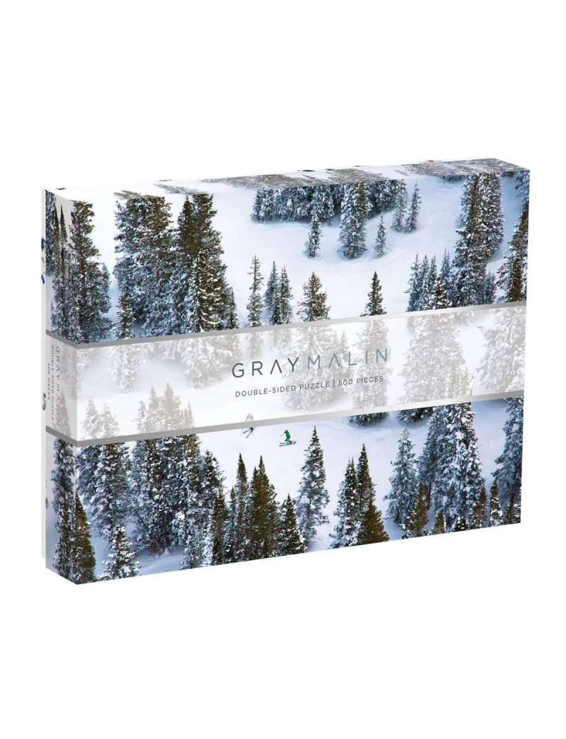 Galison Gray Malin The Snow Double-Sided 500 Piece Jigsaw Puzzle
