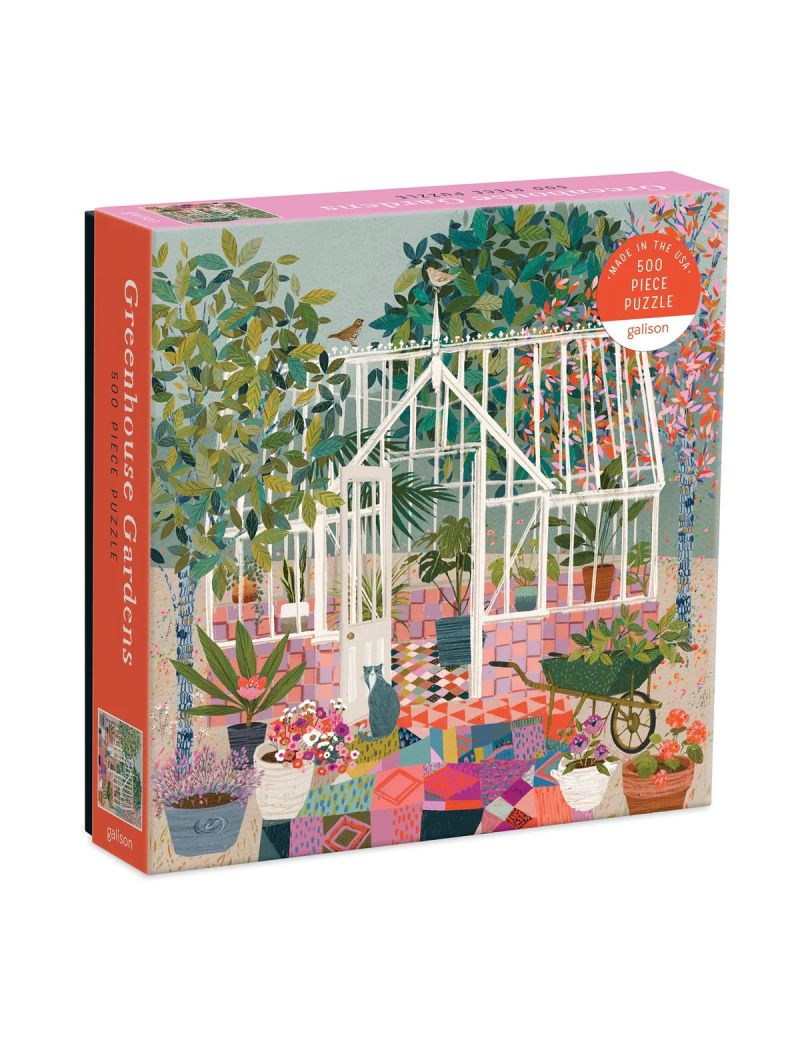 Galison Greenhouse Gardens 500 Piece Puzzle