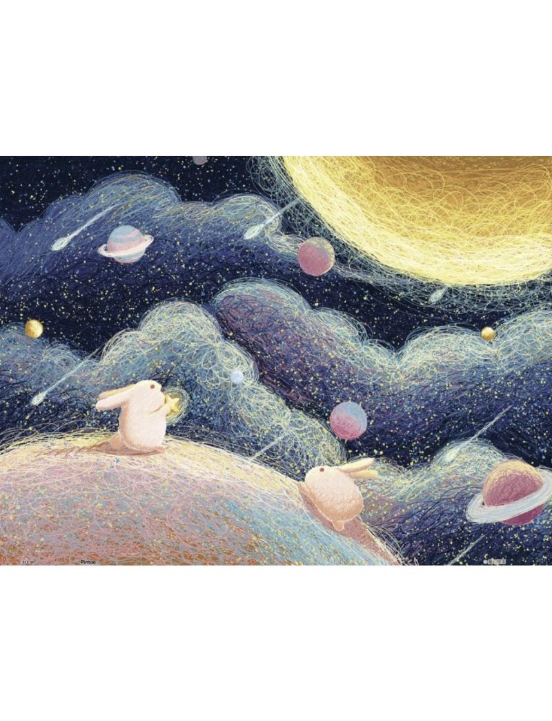 3D-JP Magical Falling-Looking at the Bright Moon H2405