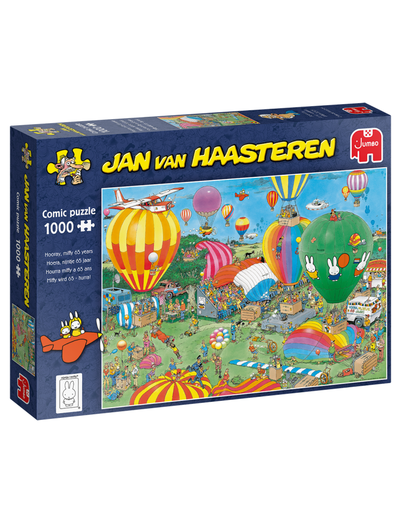 JUMBO Hooray, Miffy 65 years 1000PCS