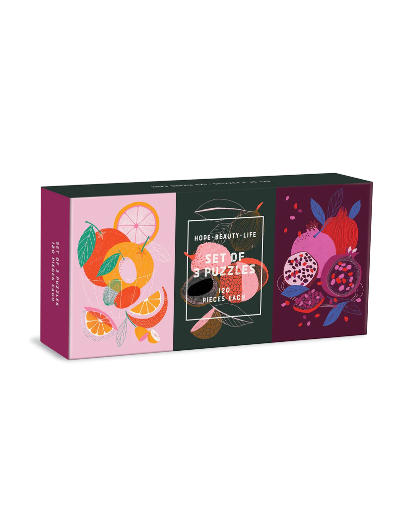 Galison Hope Beauty Life Puzzle Set