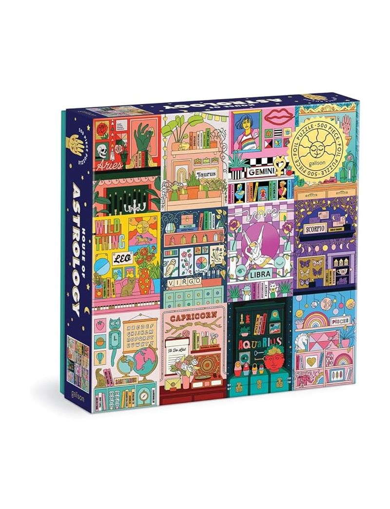 Galison House of Astrology 500 Piece Foil Puzz