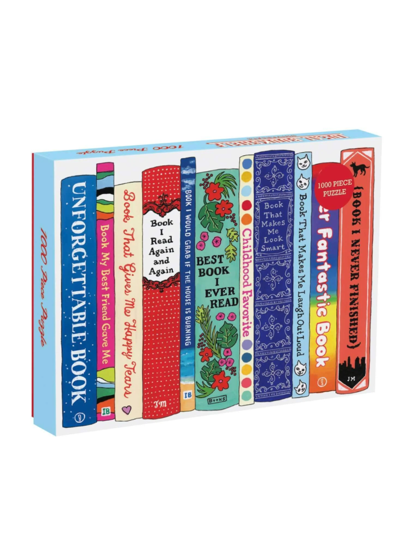 Galison Ideal Bookshelf: Universal 1000 Piece Puzzle