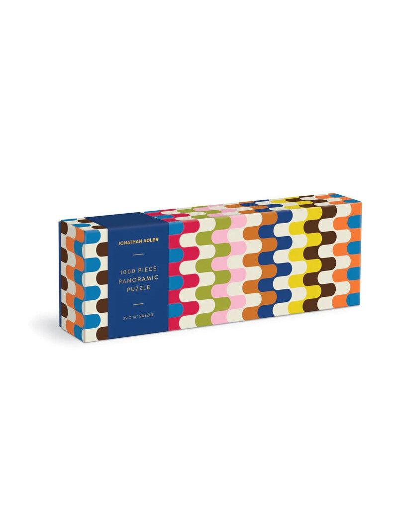 Galison Jonathan Adler Bargello 1000 Piece Panoramic Puzzle