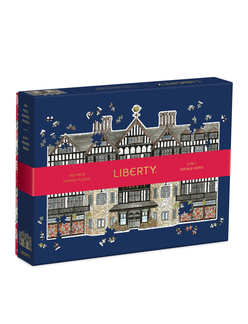 Galison Liberty London Tudor Building 750 Piece Shaped Jigsaw Puzzle