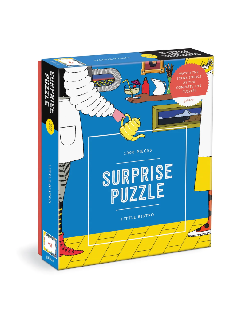 Galison Little Bistro 1000 Piece Surprise Puzzle