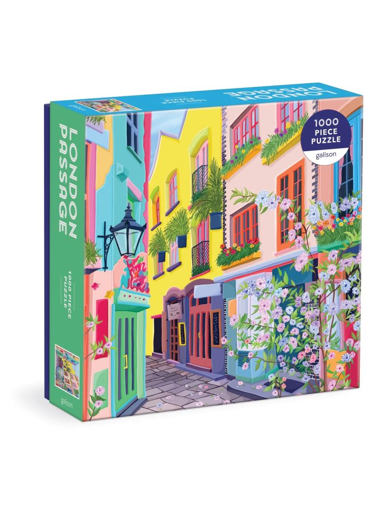 Galison London Passage 1000 Piece Puzzle in Square Box
