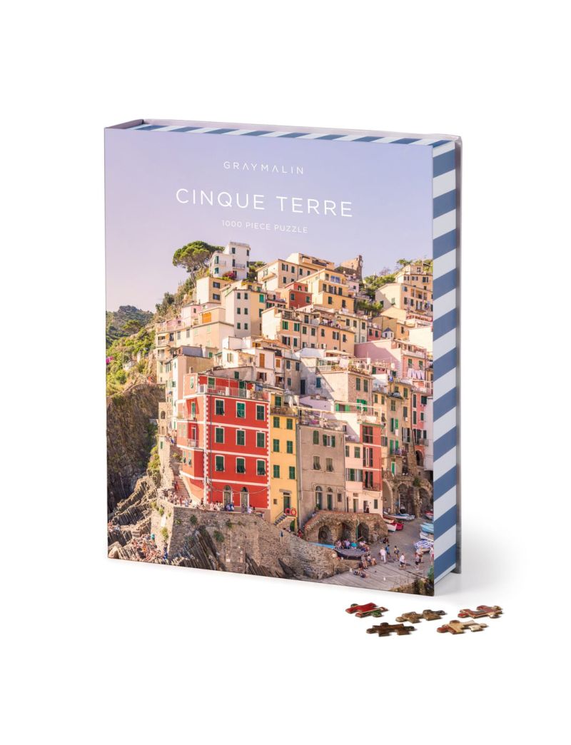 Galison Gray Malin Cinque Terre 1000 Piece Book Puzzle