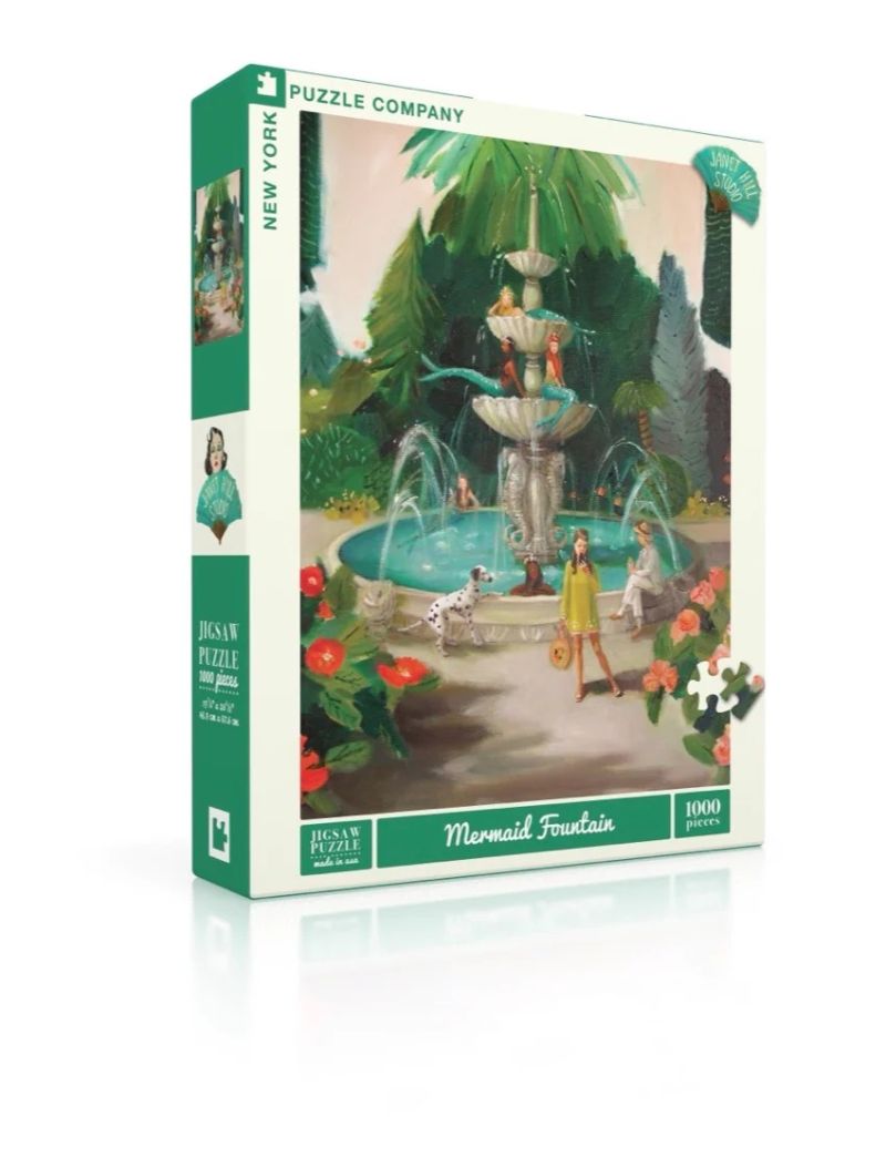 NEW YORKER Mermaid Fountain 1000 Piece Puzzle
