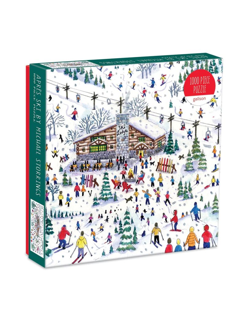 Galison Michael Storrings Apres Ski 1000 Pc Puzzle