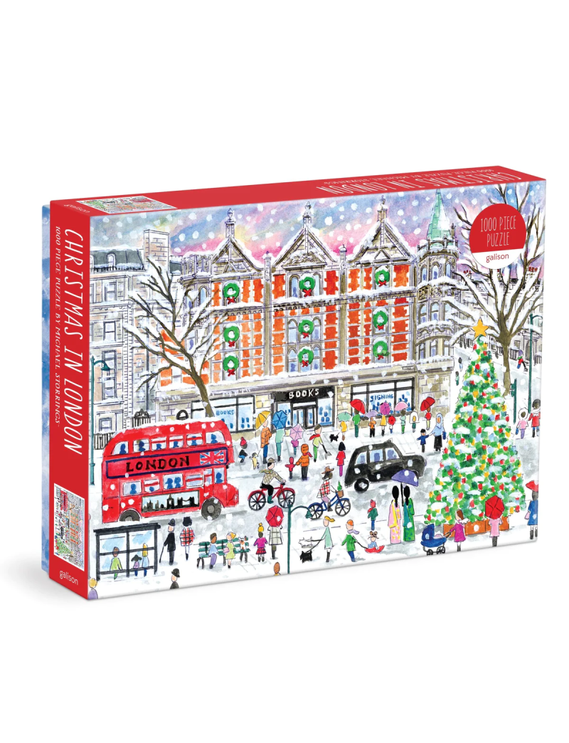 Galison Michael Storrings Christmas in London 1000 Piece Puzzle