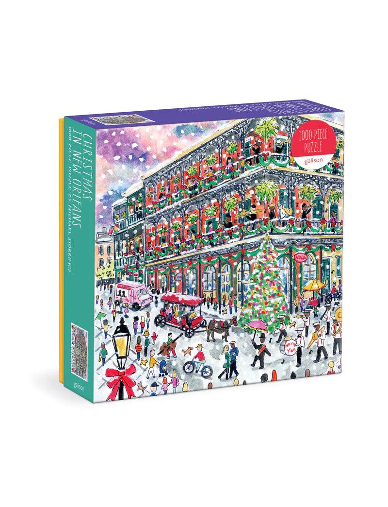 Michael Storrings Christmas in New Orleans 1000 Piece Puzzle