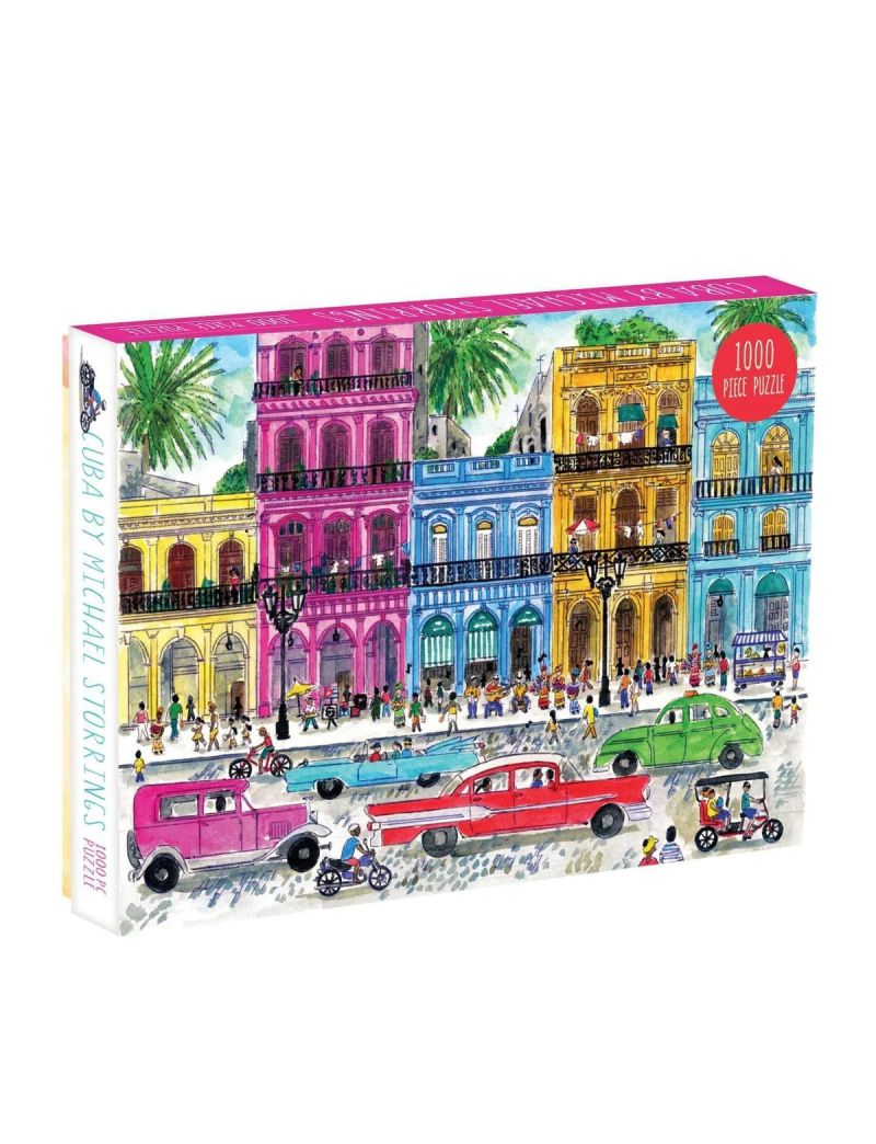 Galison Michael Storrings Cuba 1000 Piece Puzzle