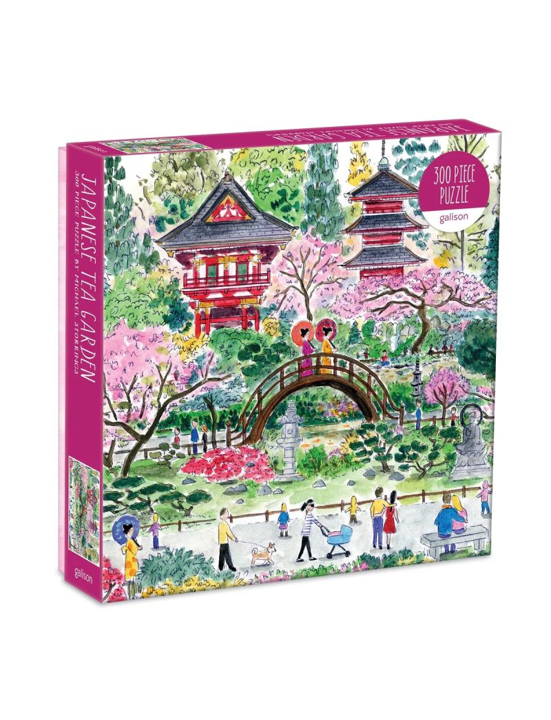 Galison Michael Storrings Japanese Tea Garden 300 Piece Puzzle