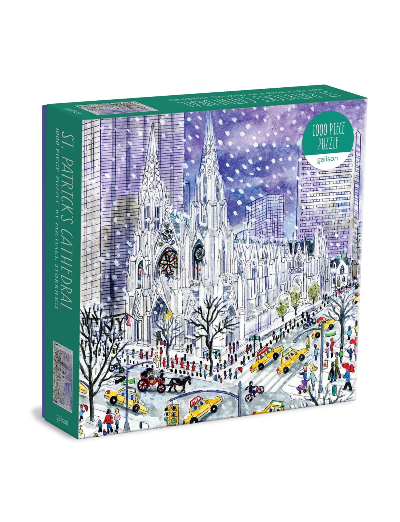 Galison Michael Storrings St. Patricks Cathedral 1000 Piece Puzzle
